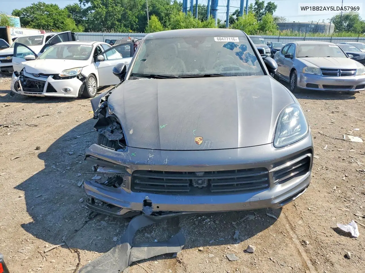 2020 Porsche Cayenne S Coupe VIN: WP1BB2AY5LDA57969 Lot: 60477116