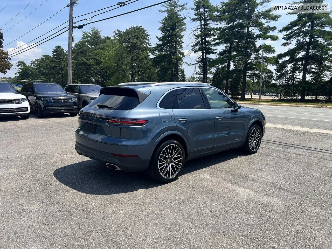 2020 Porsche Cayenne VIN: WP1AA2AY3LDA00801 Lot: 60530396