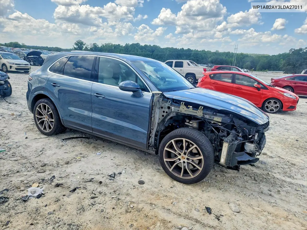 2020 Porsche Cayenne S VIN: WP1AB2AY3LDA27011 Lot: 61666696
