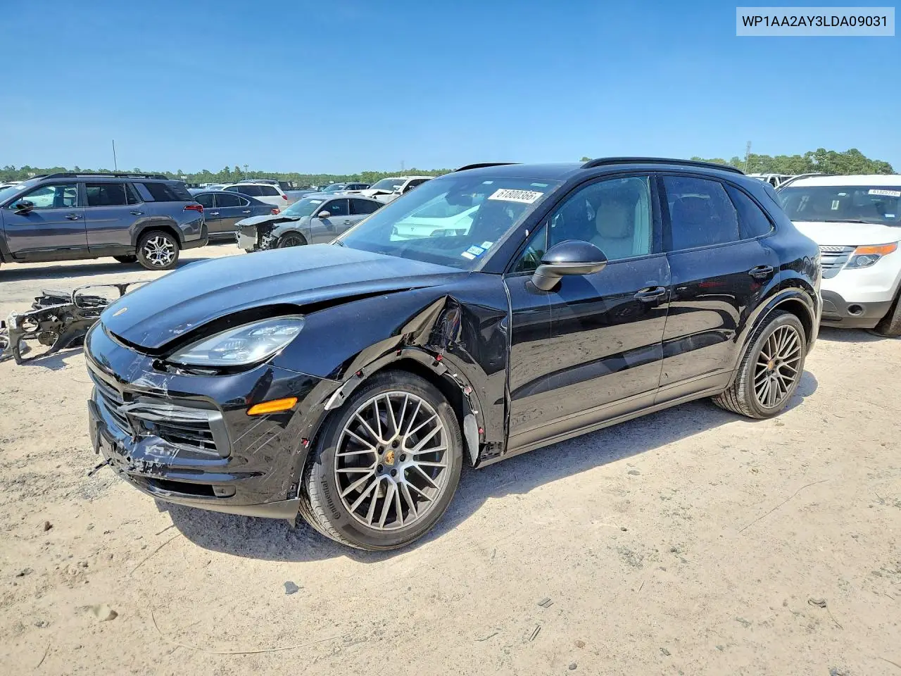 2020 Porsche Cayenne VIN: WP1AA2AY3LDA09031 Lot: 61800366