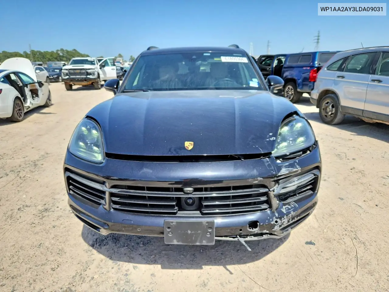 2020 Porsche Cayenne VIN: WP1AA2AY3LDA09031 Lot: 61800366