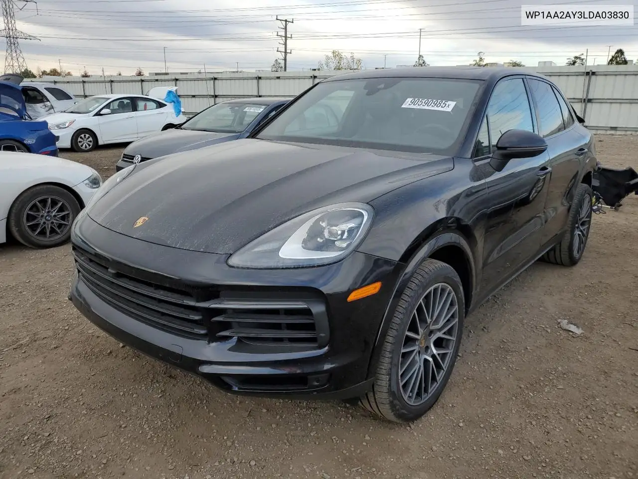 WP1AA2AY3LDA03830 2020 Porsche Cayenne
