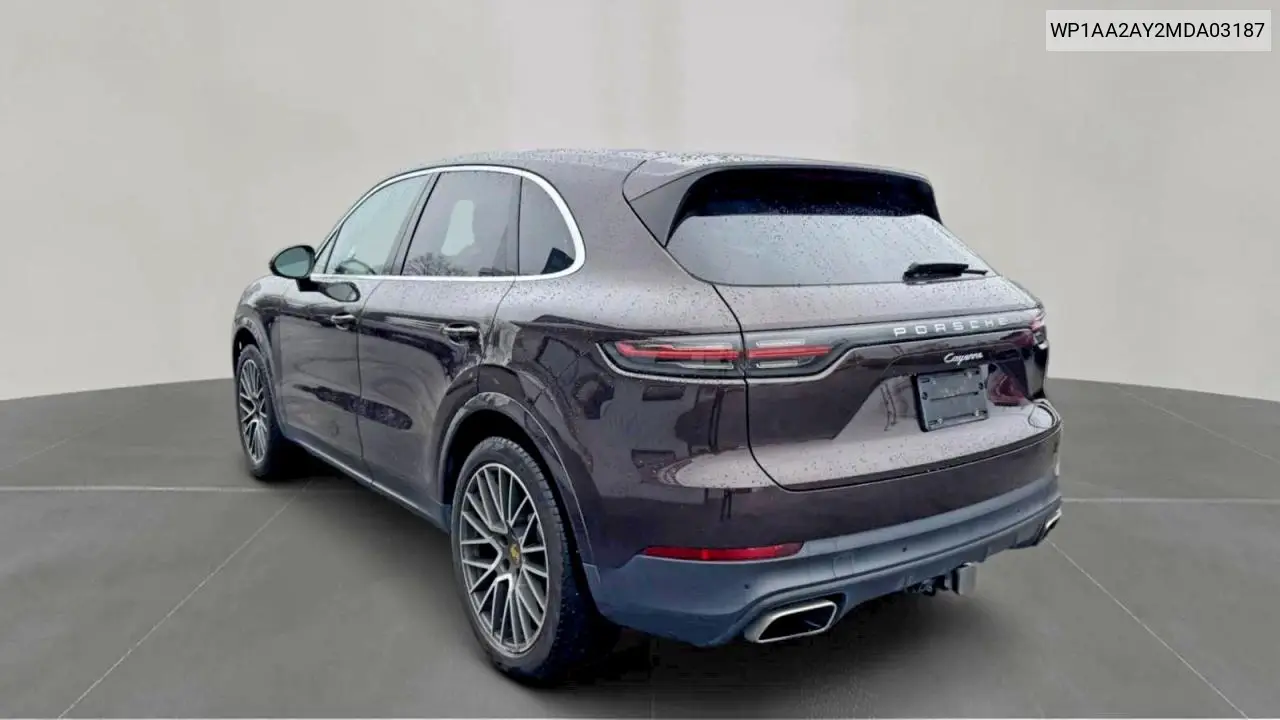 2021 Porsche Cayenne VIN: WP1AA2AY2MDA03187 Lot: 55227786
