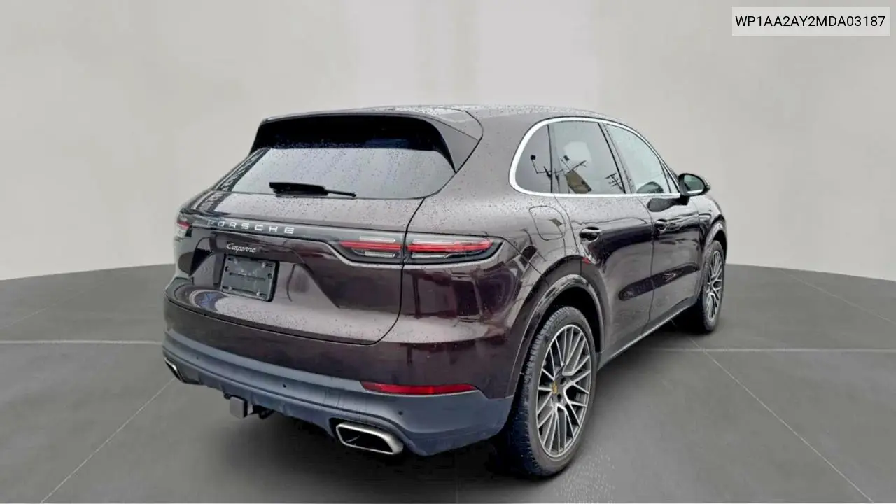 2021 Porsche Cayenne VIN: WP1AA2AY2MDA03187 Lot: 55227786