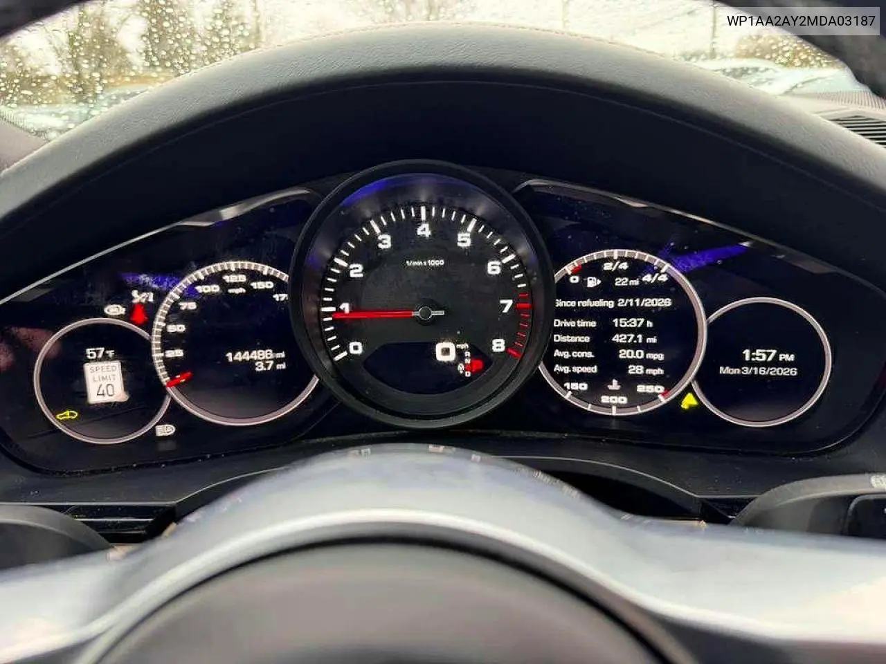 2021 Porsche Cayenne VIN: WP1AA2AY2MDA03187 Lot: 55227786