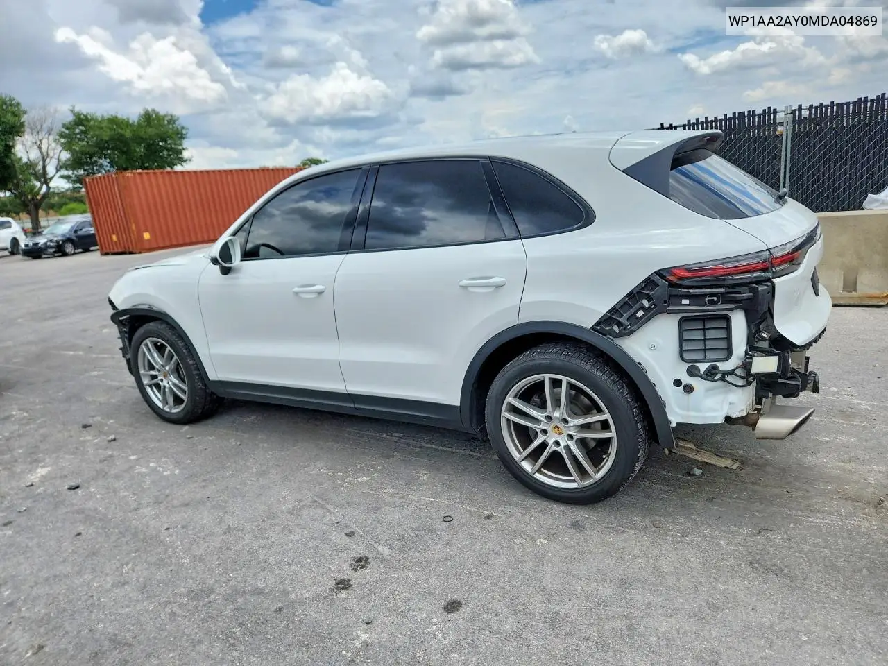 2021 Porsche Cayenne VIN: WP1AA2AY0MDA04869 Lot: 56865756