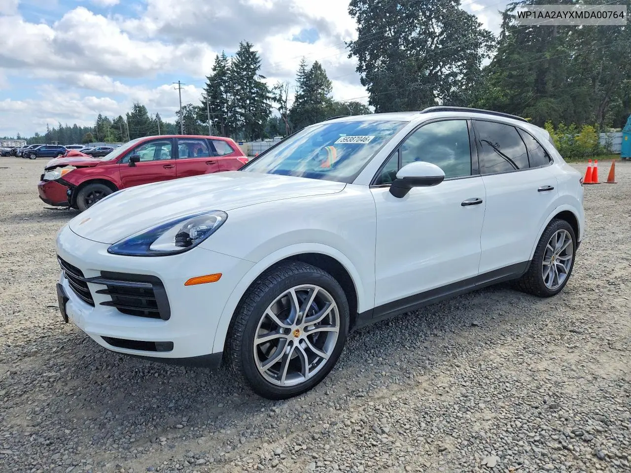 2021 Porsche Cayenne VIN: WP1AA2AYXMDA00764 Lot: 59387046