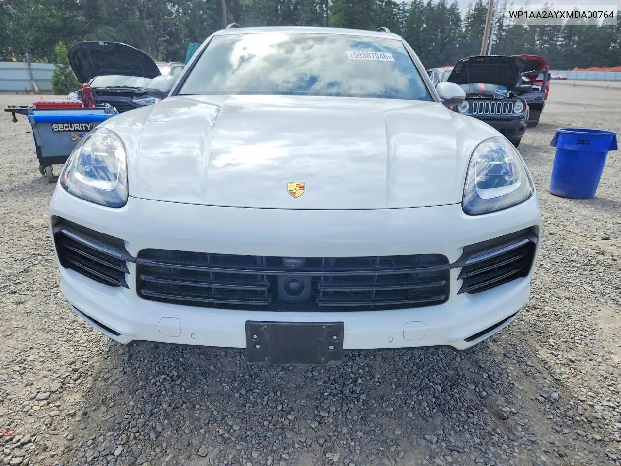 2021 Porsche Cayenne VIN: WP1AA2AYXMDA00764 Lot: 59387046