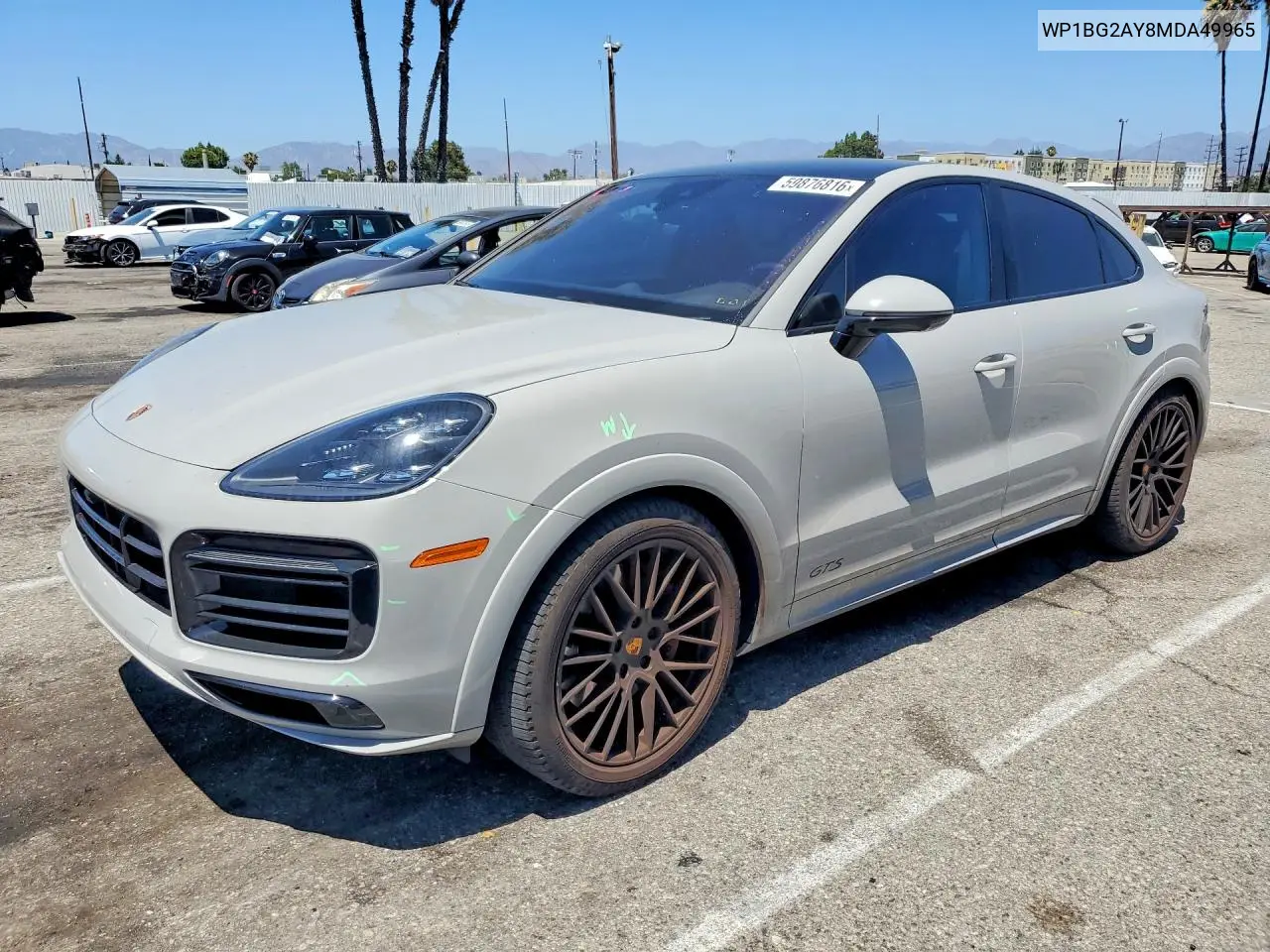 2021 Porsche Cayenne Gts Coupe VIN: WP1BG2AY8MDA49965 Lot: 59876816