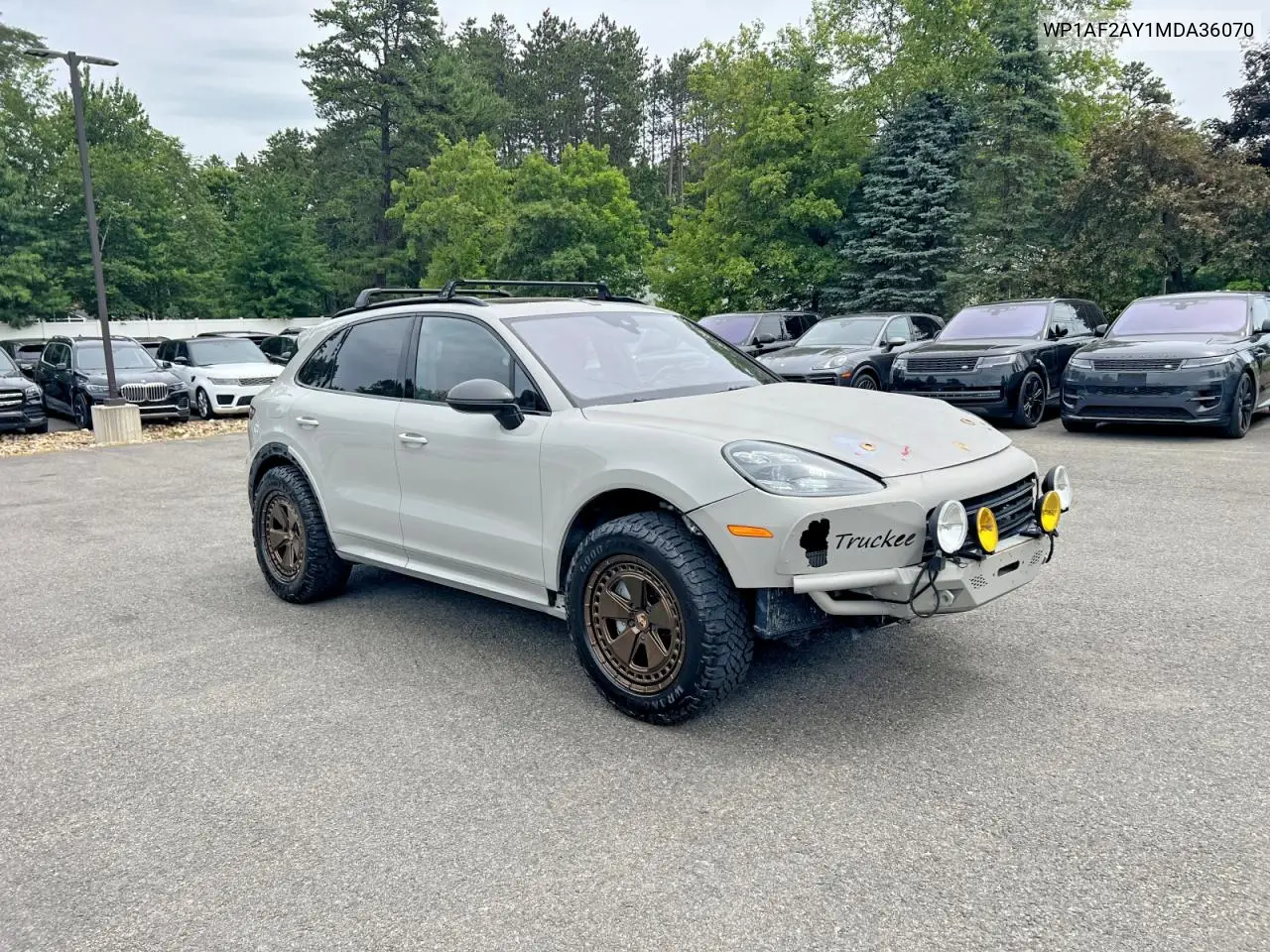 2021 Porsche Cayenne Turbo VIN: WP1AF2AY1MDA36070 Lot: 62083696