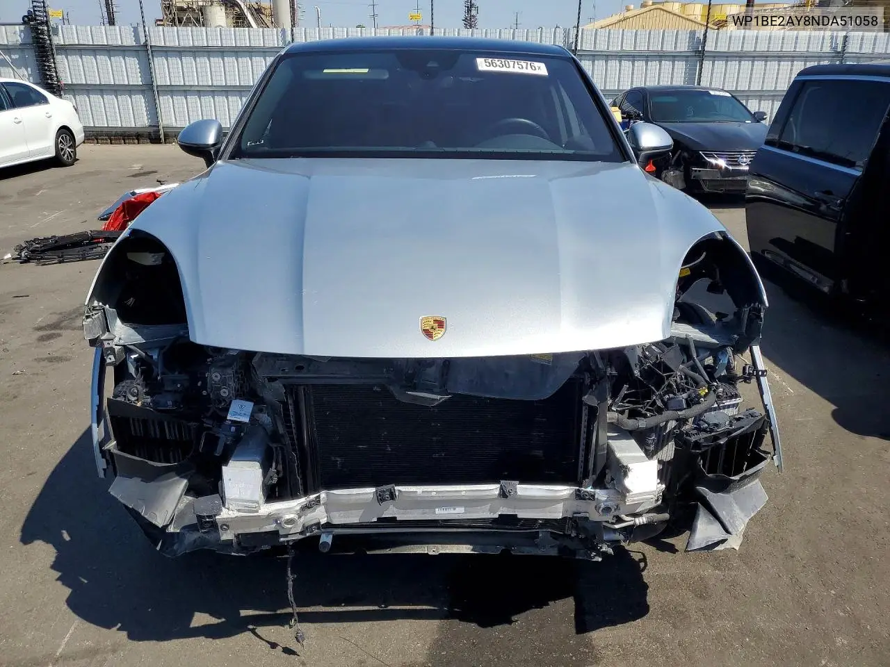 2022 Porsche Cayenne E Hybrid Coupe VIN: WP1BE2AY8NDA51058 Lot: 56307576