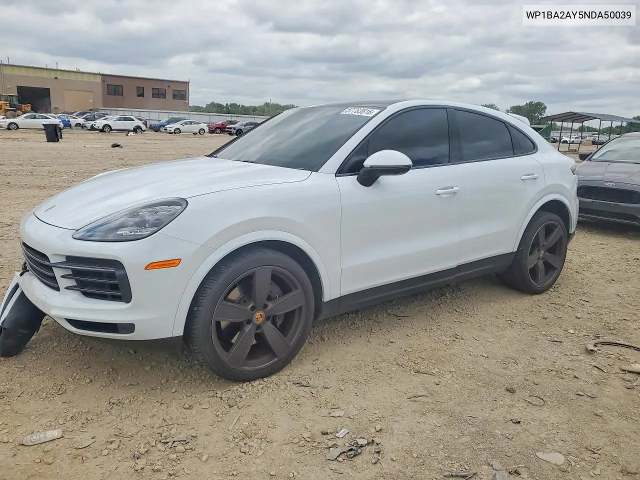2022 Porsche Cayenne Coupe VIN: WP1BA2AY5NDA50039 Lot: 57783816
