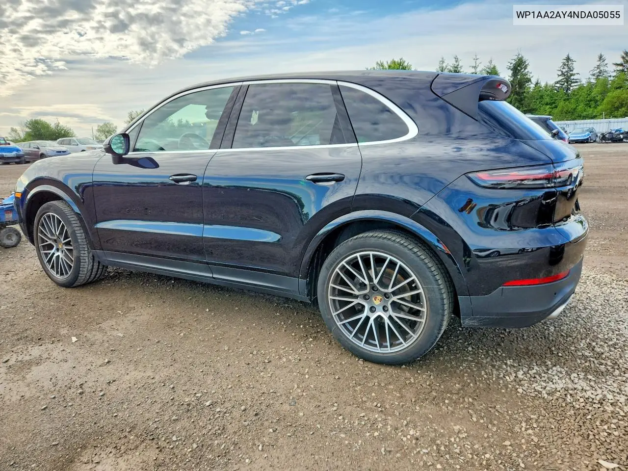 2022 Porsche Cayenne VIN: WP1AA2AY4NDA05055 Lot: 59947066