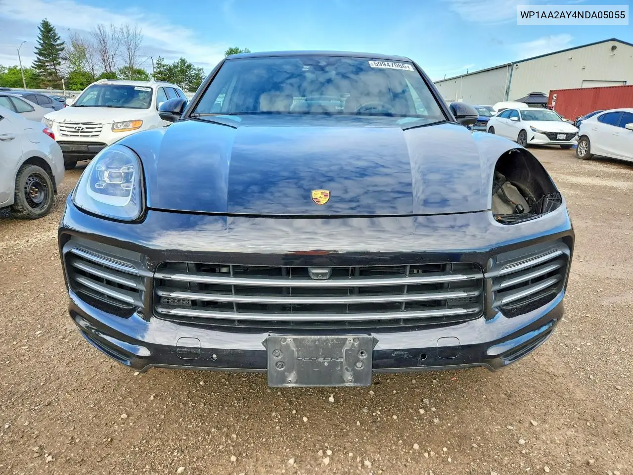 2022 Porsche Cayenne VIN: WP1AA2AY4NDA05055 Lot: 59947066