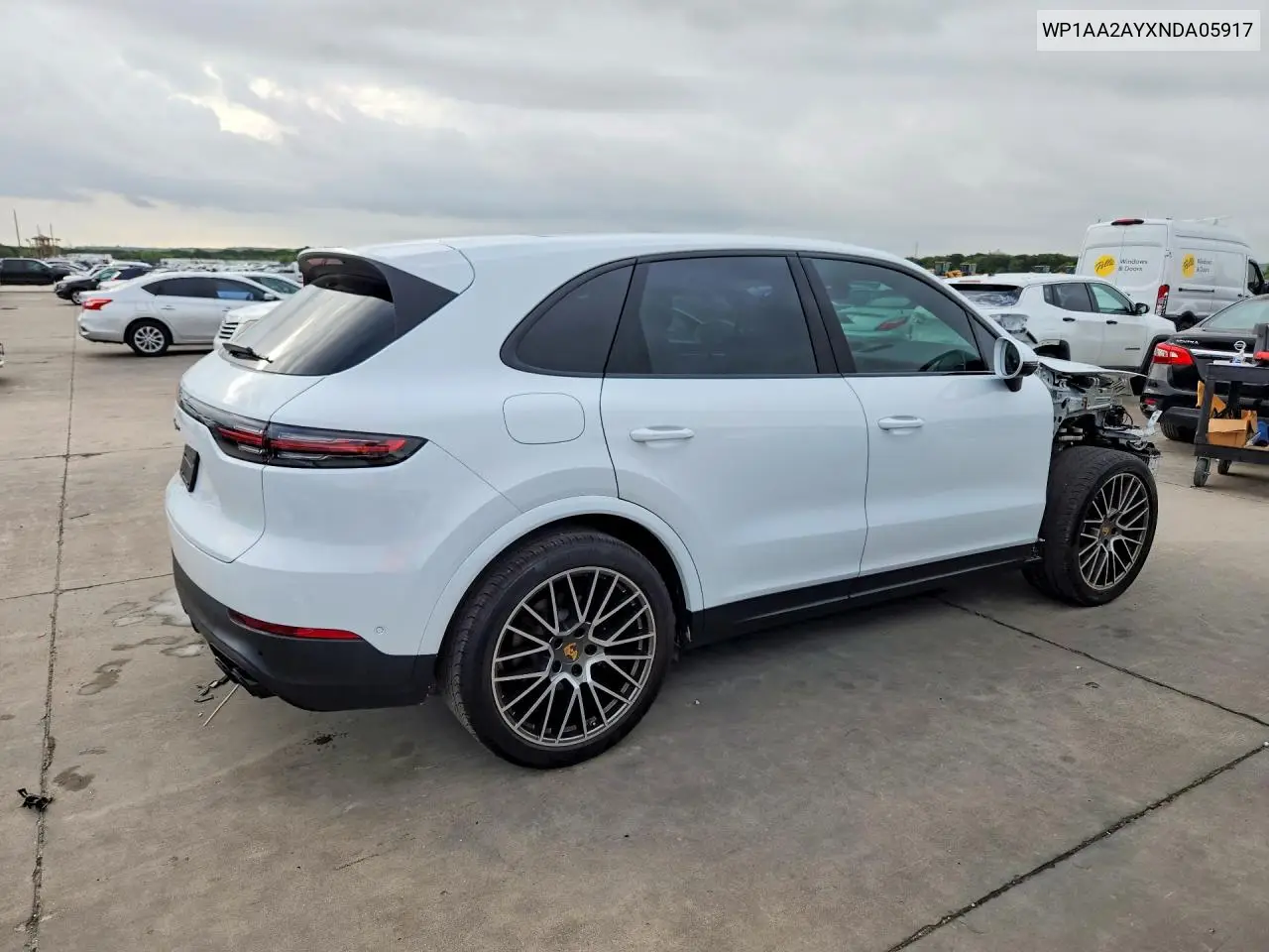2022 Porsche Cayenne VIN: WP1AA2AYXNDA05917 Lot: 60800536
