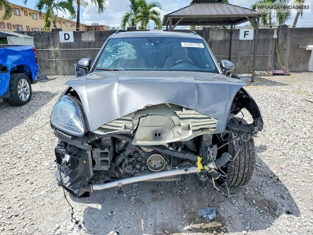2022 Porsche Cayenne VIN: WP1AA2AY4NDA04083 Lot: 61547736