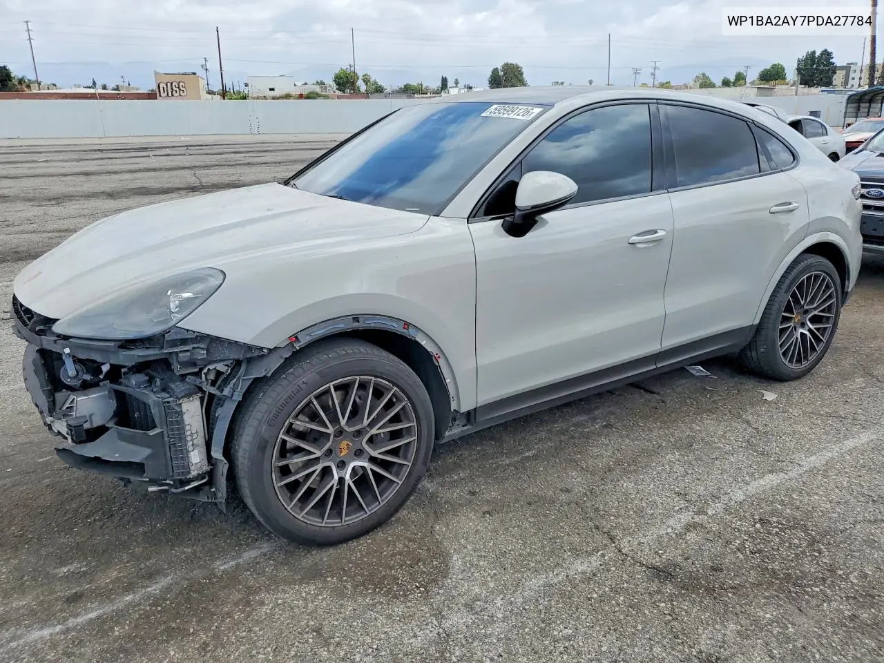 2023 Porsche Cayenne Coupe VIN: WP1BA2AY7PDA27784 Lot: 59599126