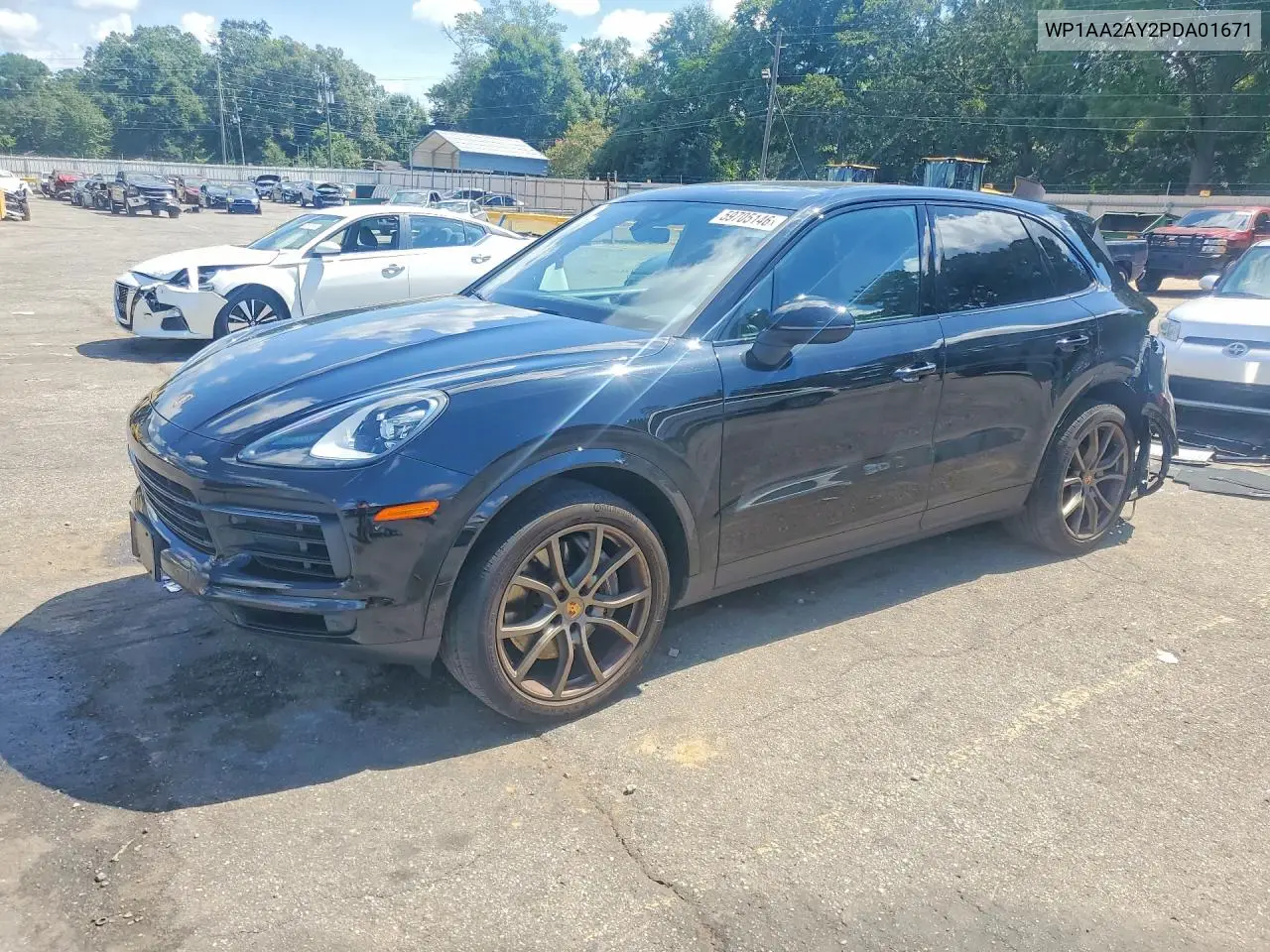 2023 Porsche Cayenne Base VIN: WP1AA2AY2PDA01671 Lot: 59705146