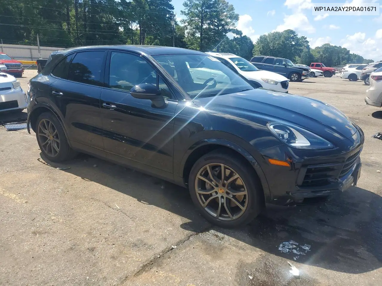 2023 Porsche Cayenne Base VIN: WP1AA2AY2PDA01671 Lot: 59705146