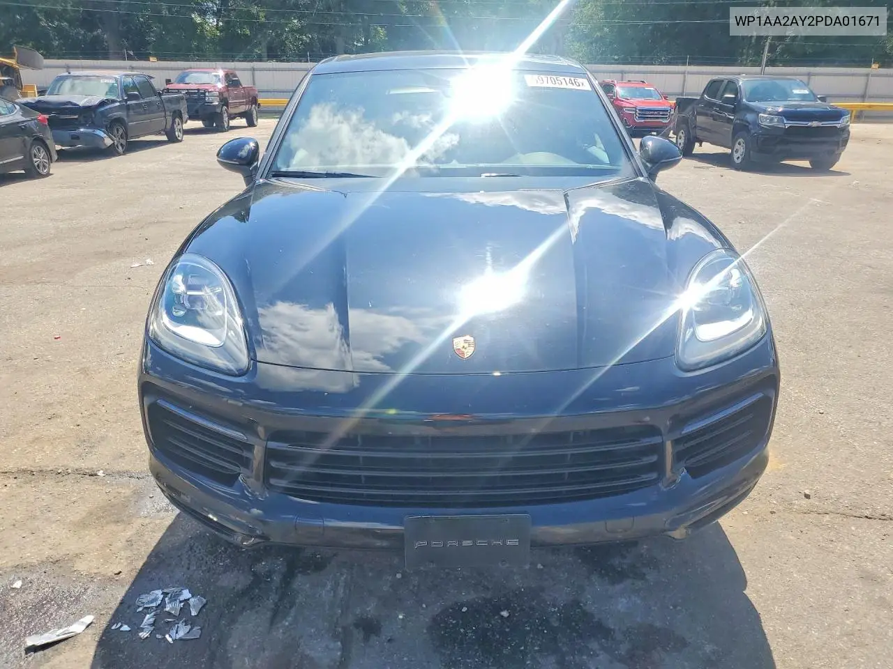 2023 Porsche Cayenne Base VIN: WP1AA2AY2PDA01671 Lot: 59705146