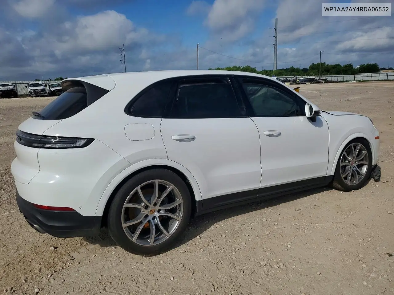 2024 Porsche Cayenne VIN: WP1AA2AY4RDA06552 Lot: 56293926