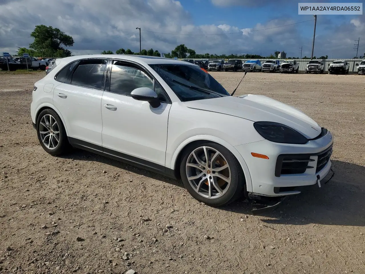2024 Porsche Cayenne VIN: WP1AA2AY4RDA06552 Lot: 56293926