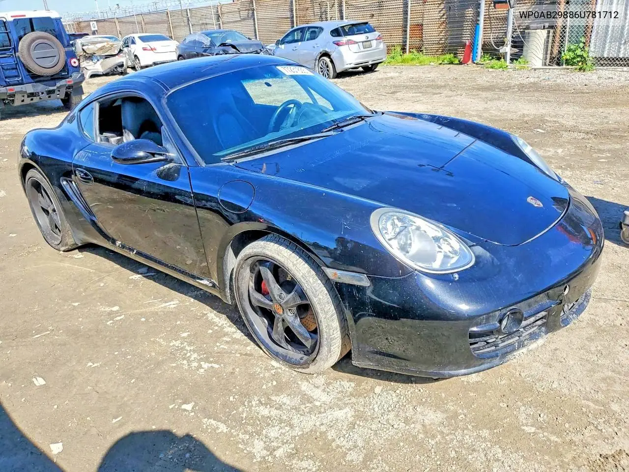 2006 Porsche Cayman S VIN: WP0AB29886U781712 Lot: 50519326