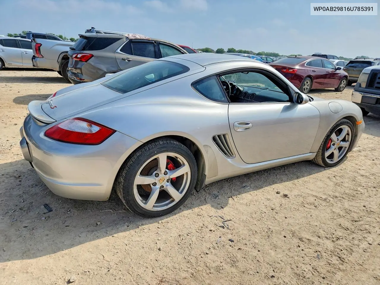 2006 Porsche Cayman S VIN: WP0AB29816U785391 Lot: 57467736