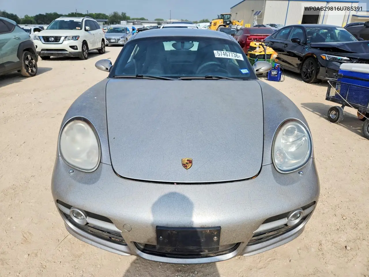 2006 Porsche Cayman S VIN: WP0AB29816U785391 Lot: 57467736