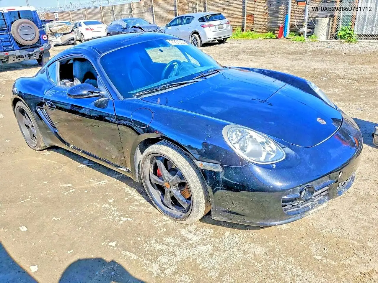 2006 Porsche Cayman S VIN: WP0AB29886U781712 Lot: 59707536
