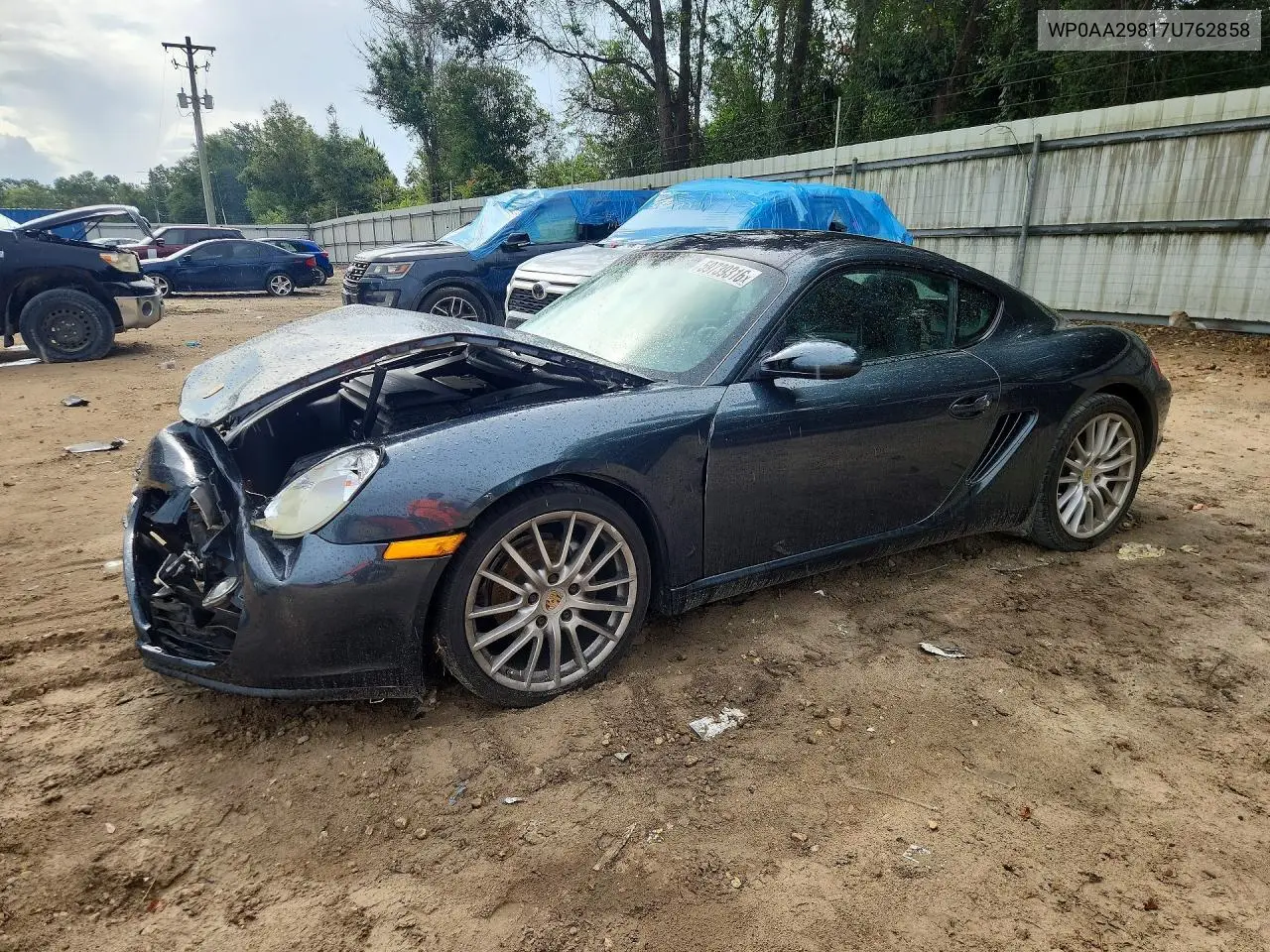 2007 Porsche Cayman VIN: WP0AA29817U762858 Lot: 59739316