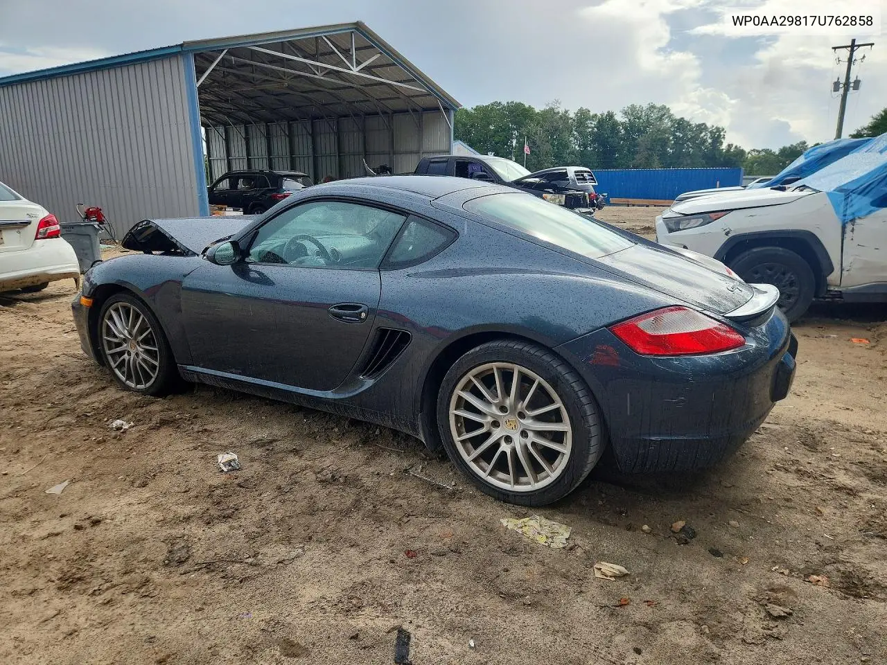 2007 Porsche Cayman VIN: WP0AA29817U762858 Lot: 59739316