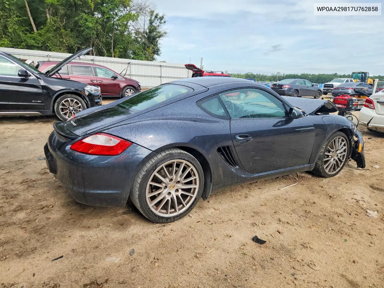 2007 Porsche Cayman VIN: WP0AA29817U762858 Lot: 59739316