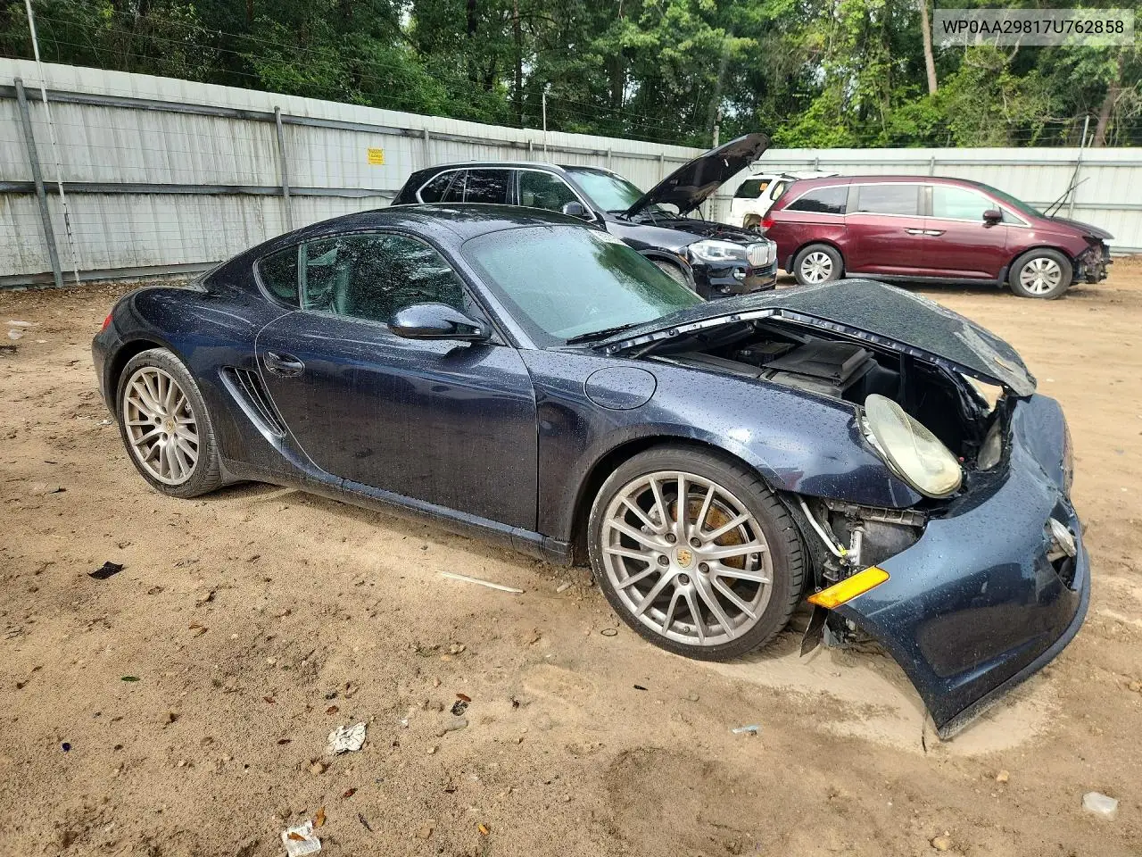 2007 Porsche Cayman VIN: WP0AA29817U762858 Lot: 59739316