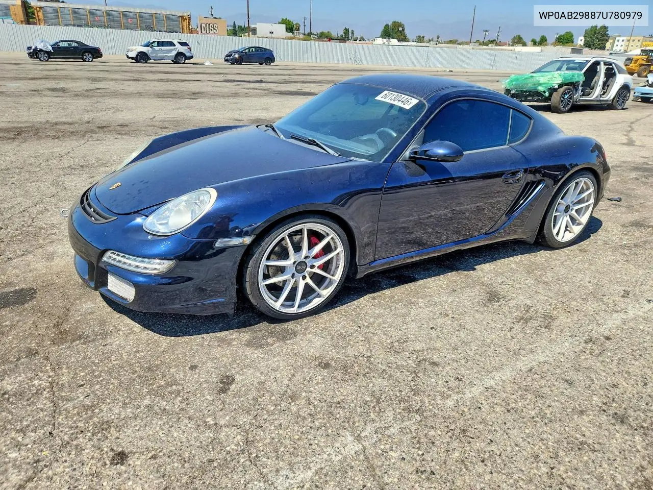 2007 Porsche Cayman S VIN: WP0AB29887U780979 Lot: 60130446