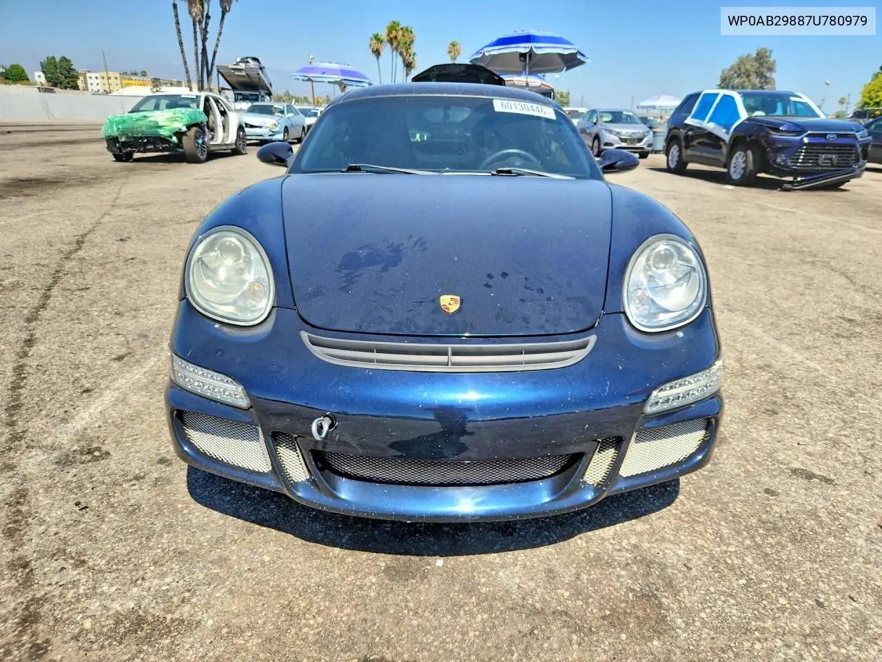 2007 Porsche Cayman S VIN: WP0AB29887U780979 Lot: 60130446