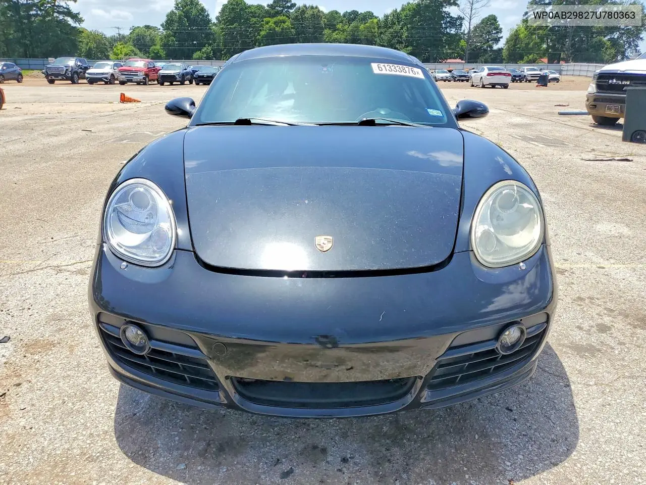 2007 Porsche Cayman S VIN: WP0AB29827U780363 Lot: 61333876