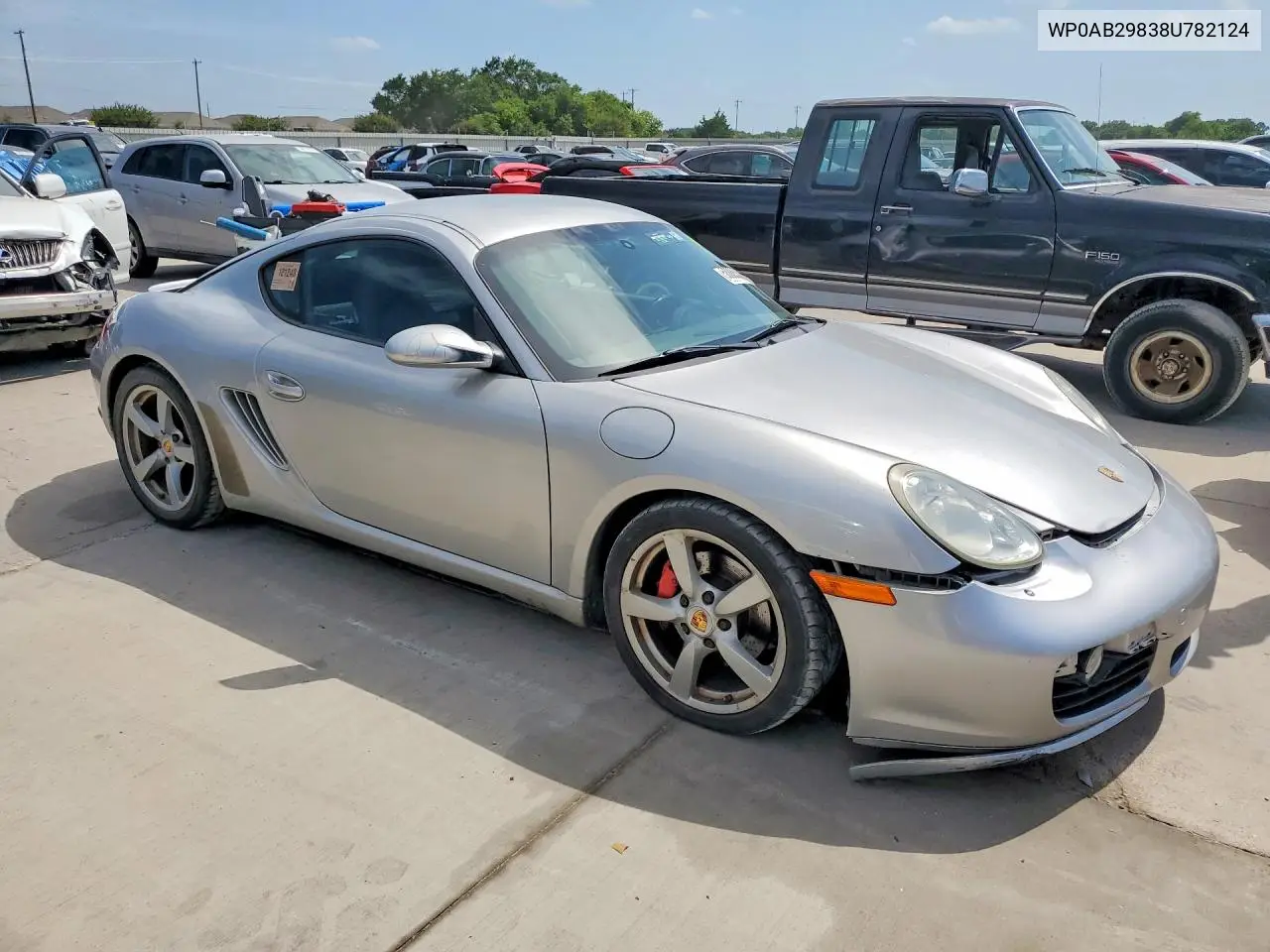 2008 Porsche Cayman S VIN: WP0AB29838U782124 Lot: 58885306