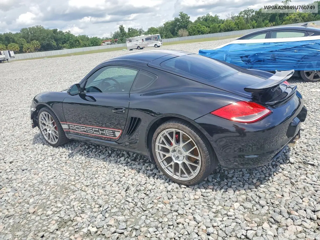 2009 Porsche Cayman VIN: WP0AA29849U760749 Lot: 55125796