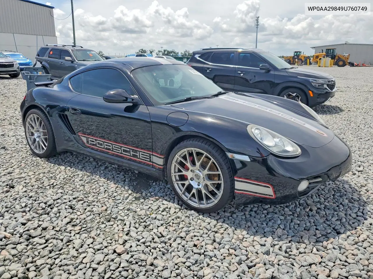 2009 Porsche Cayman VIN: WP0AA29849U760749 Lot: 55125796
