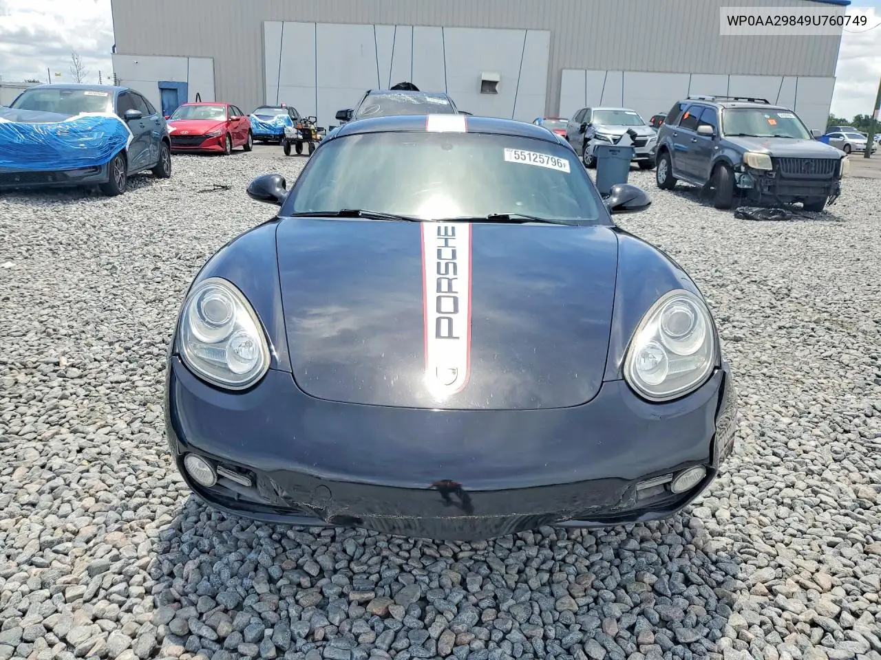 2009 Porsche Cayman VIN: WP0AA29849U760749 Lot: 55125796