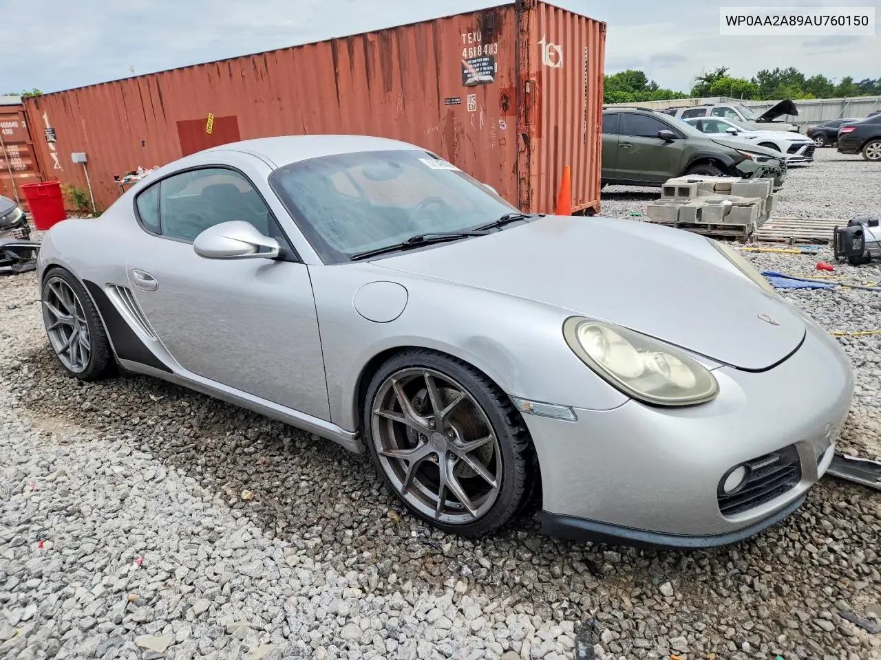 2010 Porsche Cayman VIN: WP0AA2A89AU760150 Lot: 57345006