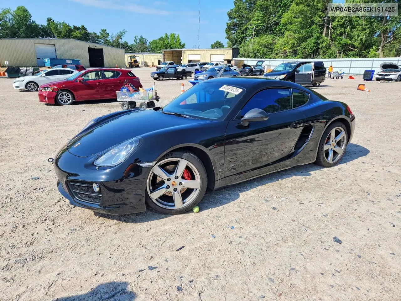 2014 Porsche Cayman S VIN: WP0AB2A85EK191425 Lot: 60889226