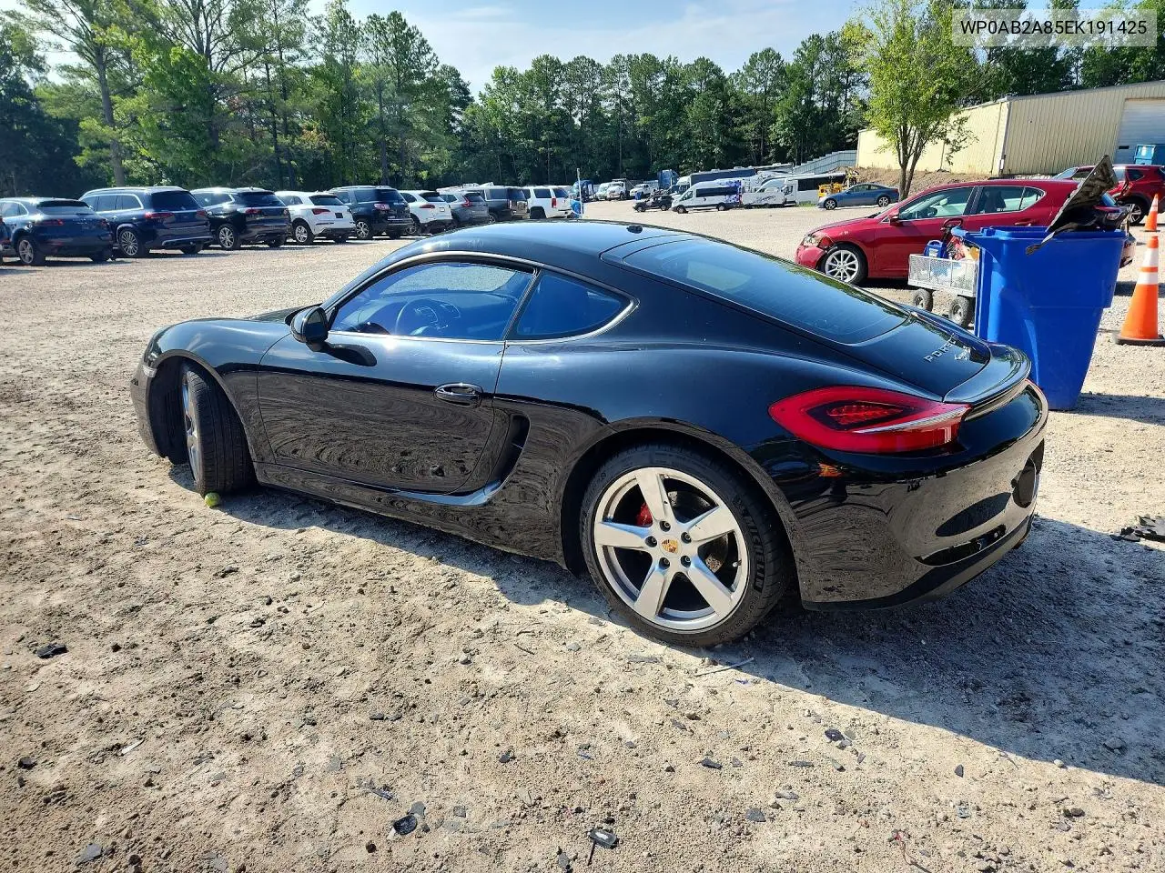 2014 Porsche Cayman S VIN: WP0AB2A85EK191425 Lot: 60889226