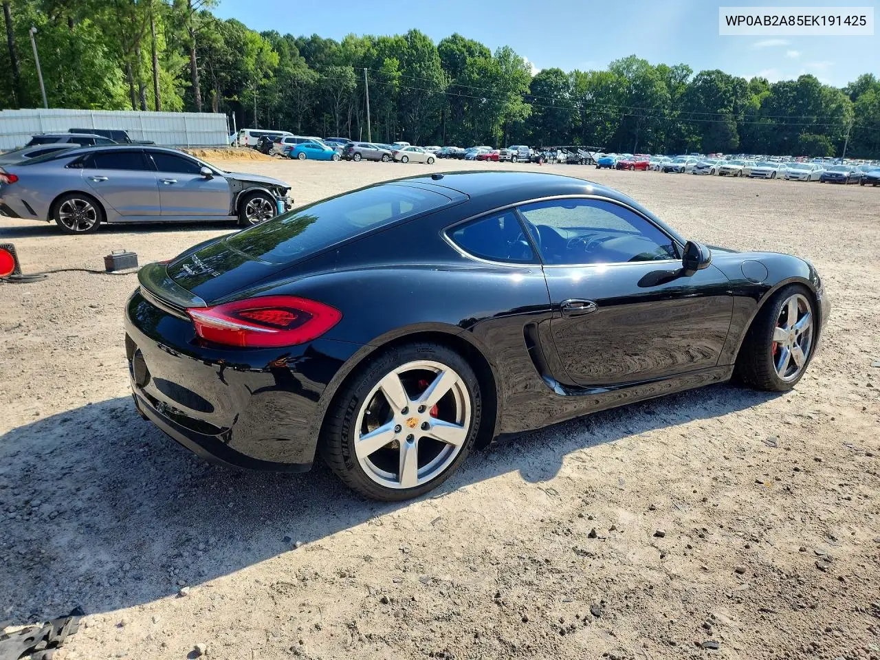 2014 Porsche Cayman S VIN: WP0AB2A85EK191425 Lot: 60889226