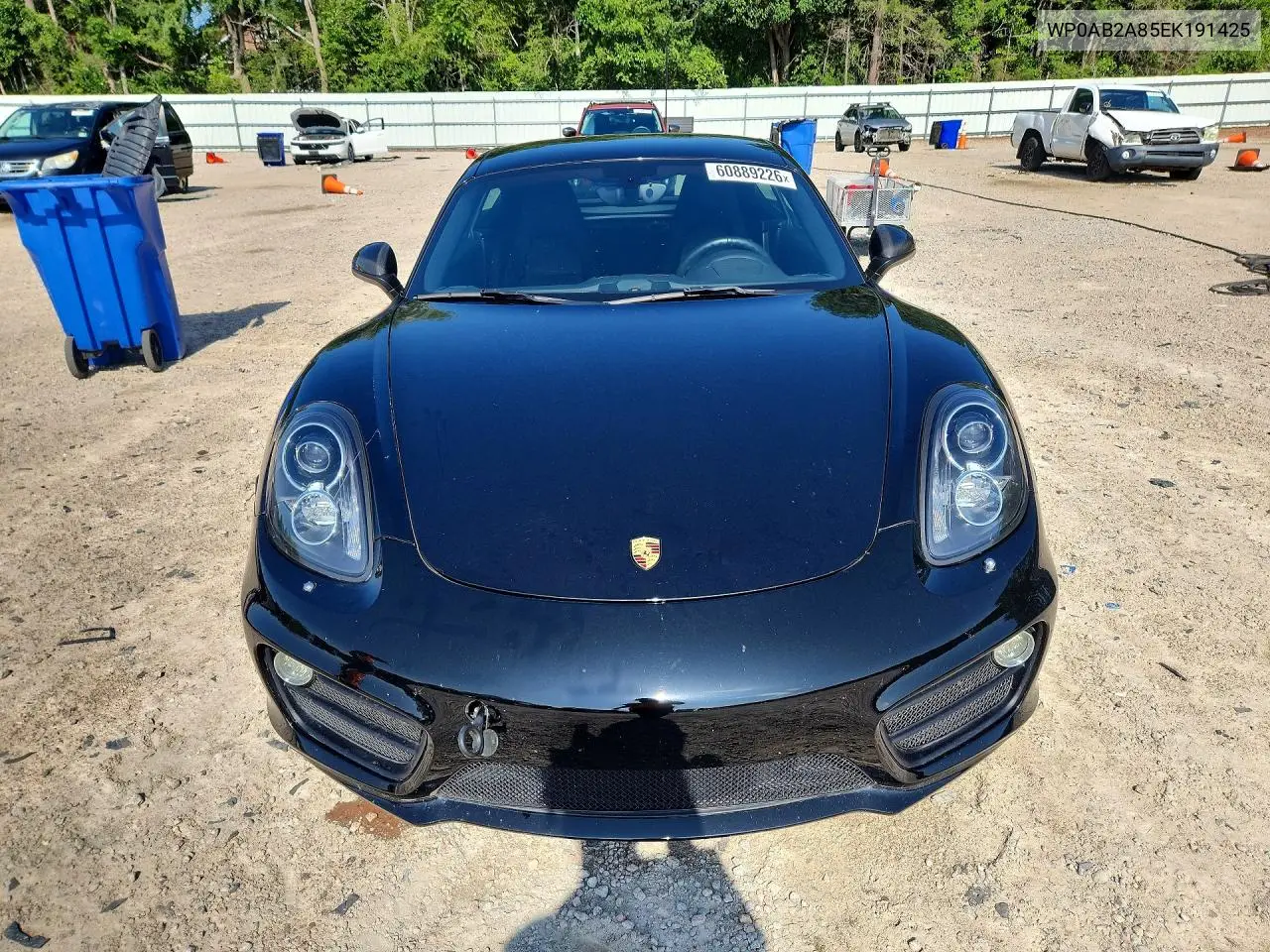 2014 Porsche Cayman S VIN: WP0AB2A85EK191425 Lot: 60889226