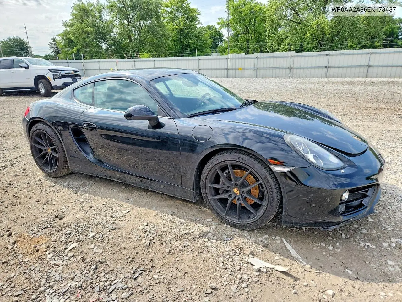 2014 Porsche Cayman VIN: WP0AA2A86EK173437 Lot: 61147116