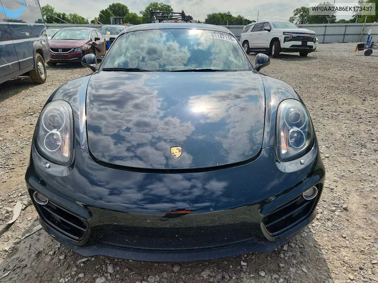 2014 Porsche Cayman VIN: WP0AA2A86EK173437 Lot: 61147116