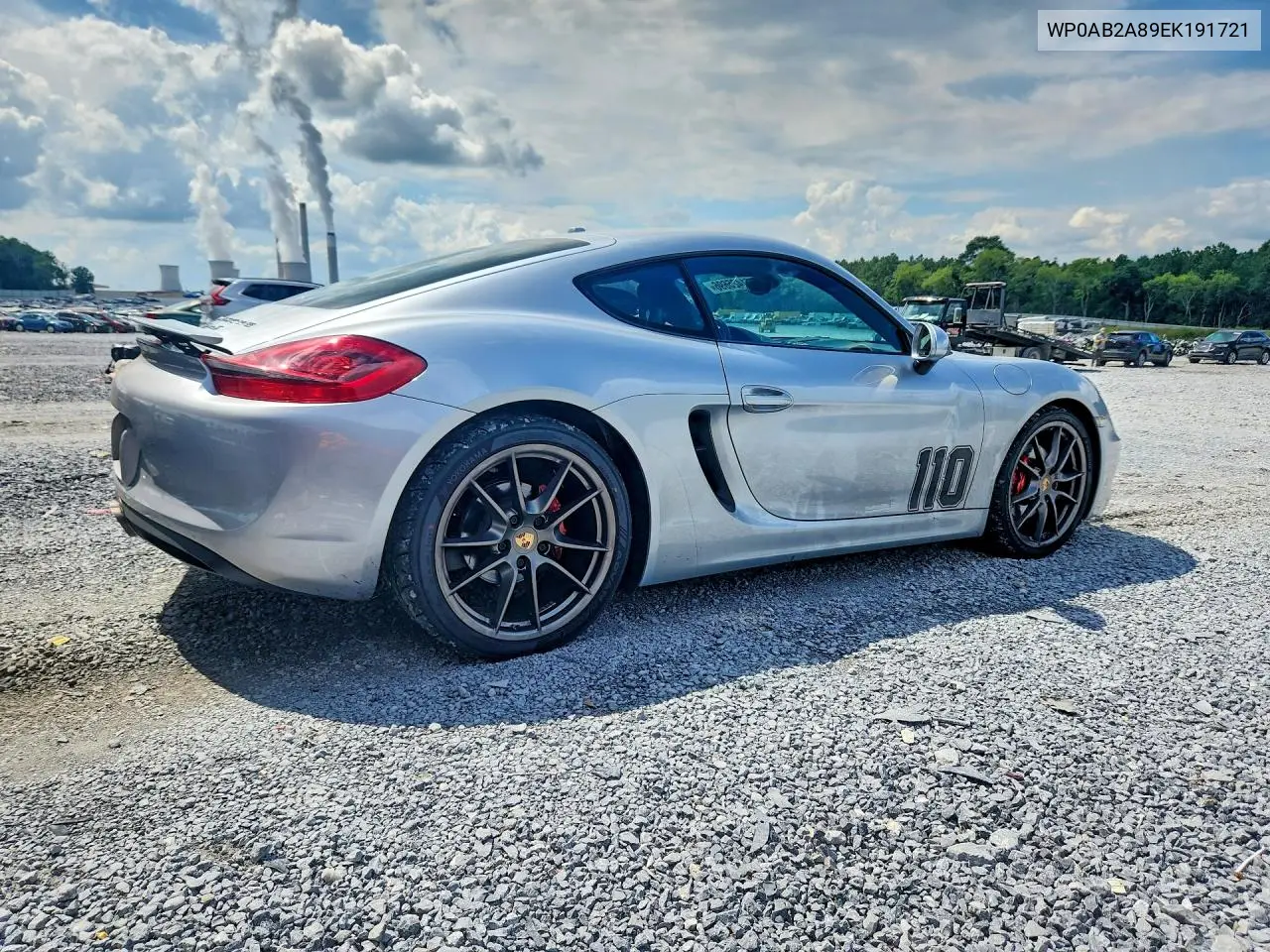 2014 Porsche Cayman VIN: WP0AB2A89EK191721 Lot: 61425696