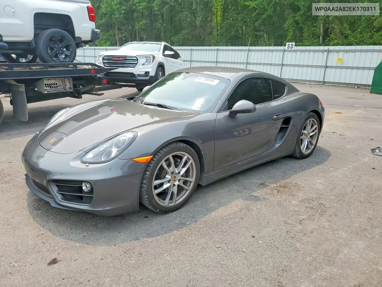 2014 Porsche Cayman VIN: WP0AA2A82EK170311 Lot: 61700996